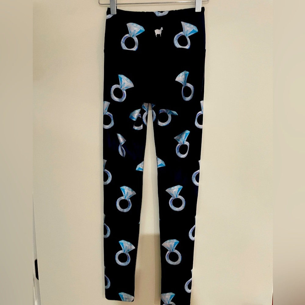 Goldsheep Bling Wedding Bridal leggings size small—worn once